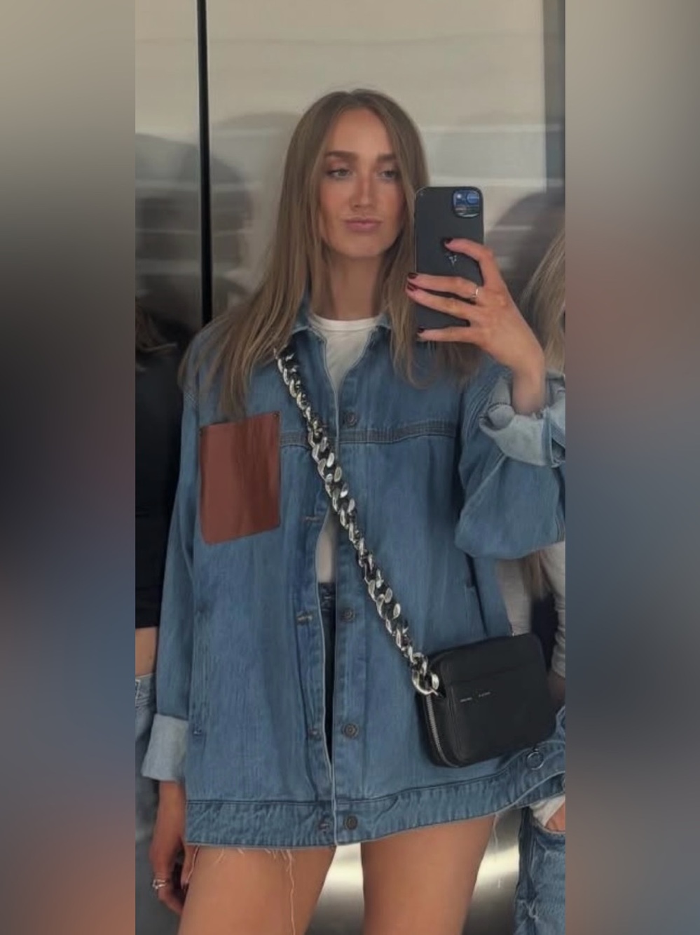 Oversized Jean Jacket Sports Club Atelier Oilers